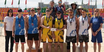 Определены первые победители чемпионата Беларуси по пляжному волейболу