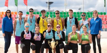 Финал чемпионата Беларуси по пляжному волейболу завершился в Минске